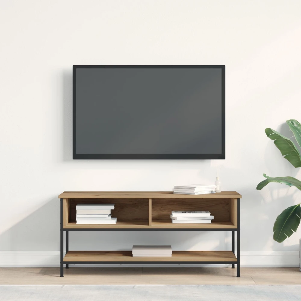 TV staliukas TV spintelių komplektas 100 x 35 x 45 cm Amatininkų ąžuolas