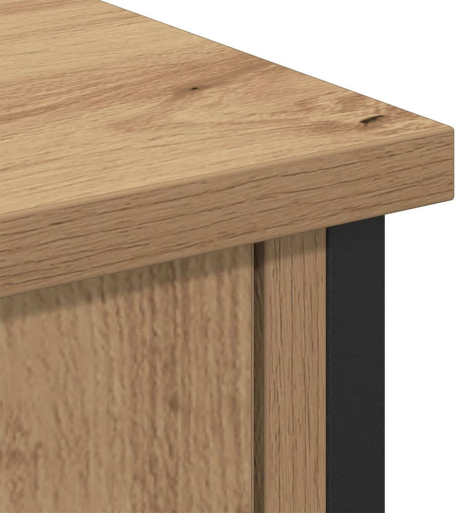 TV staliukas TV spintelių komplektas 101 x 35 x 65 cm Amatininkų ąžuolas