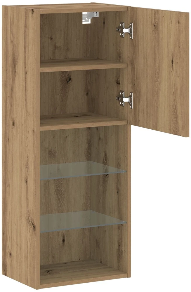TV staliukas TV spintelių komplektas 40,5 x 30 x 102 cm Amatininkų ąžuolas