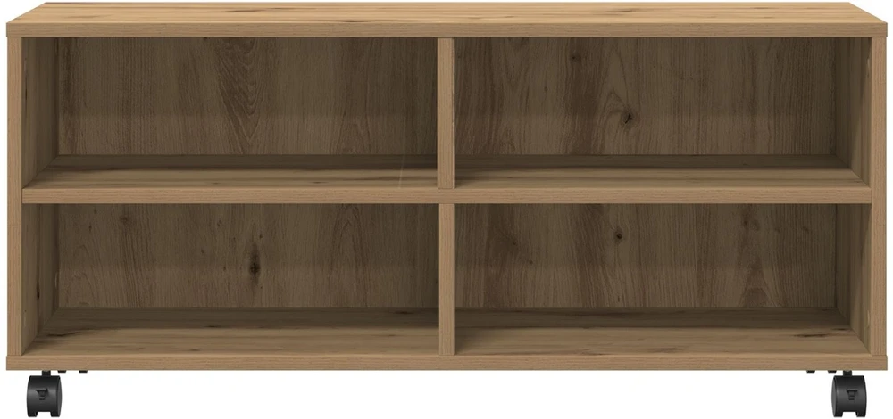 TV staliukas Televizoriaus spintelė 90 x 35 x 40.5 cm Ruda Apdirbta mediena