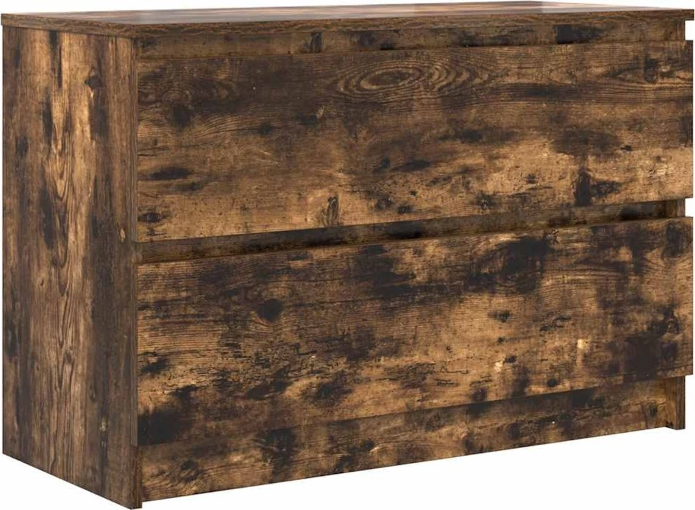 TV staliukas Televizoriaus spintelė, dūminio ąžuolo, 80x35x54 cm, mediena