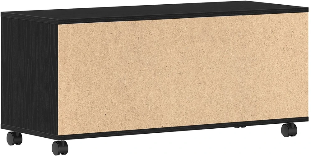 TV staliukas Televizoriaus spintelė 90 x 35 x 40.5 cm Juoda Apdirbta mediena