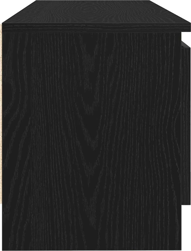 TV staliukas TV spintelė, juodo ąžuolo spalvos, 102x30x36 cm, inžinerinė mediena