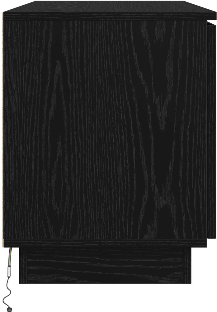 TV staliukas Televizoriaus spintelė 100 x 38 x 49 cm Juodas ąžuolas
