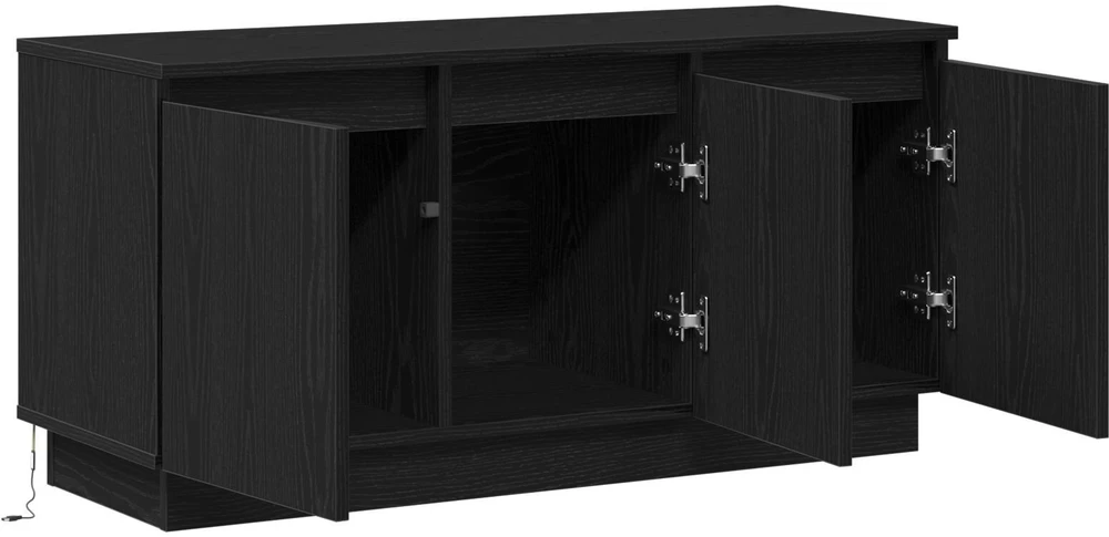TV staliukas Televizoriaus spintelė 100 x 38 x 49 cm Juodas ąžuolas