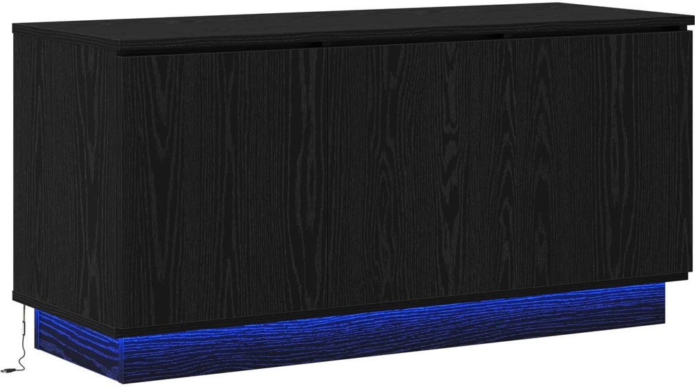 TV staliukas Televizoriaus spintelė 100 x 38 x 49 cm Juodas ąžuolas