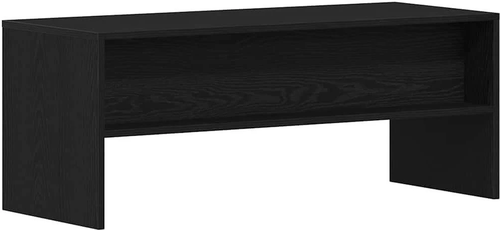 TV staliukas televizoriaus spintelė juodas ąžuolas 100x40x40 cm