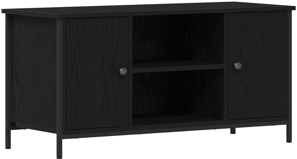 TV staliukas Televizoriaus spintelė 100 x 40 x 50 cm juoda ąžuolo
