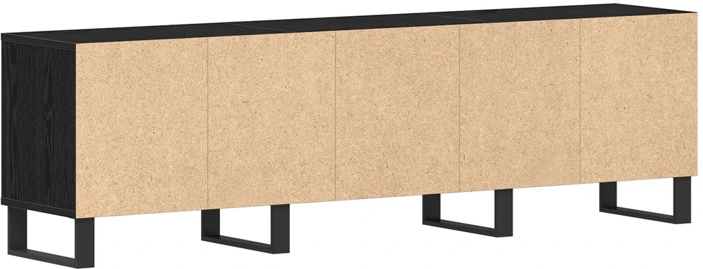 TV staliukas Televizoriaus spintelė 150 x 30 x 44,5 cm Juodas ąžuolas