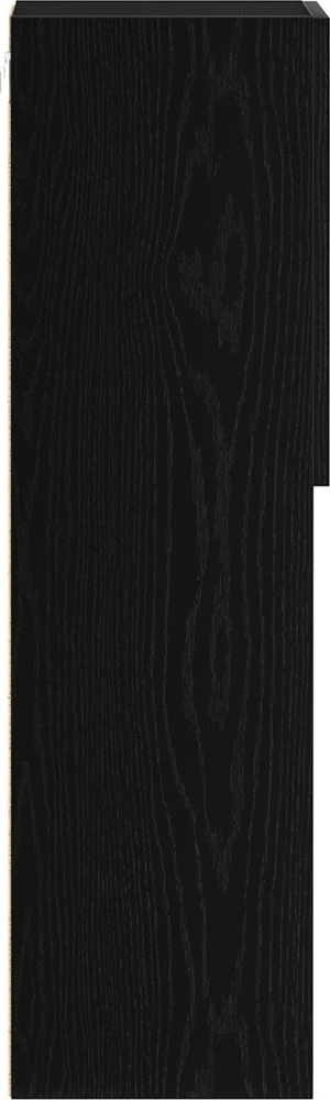 TV staliukas TV spintelių komplektas 30,5 x 30 x 102 cm Juodas ąžuolas