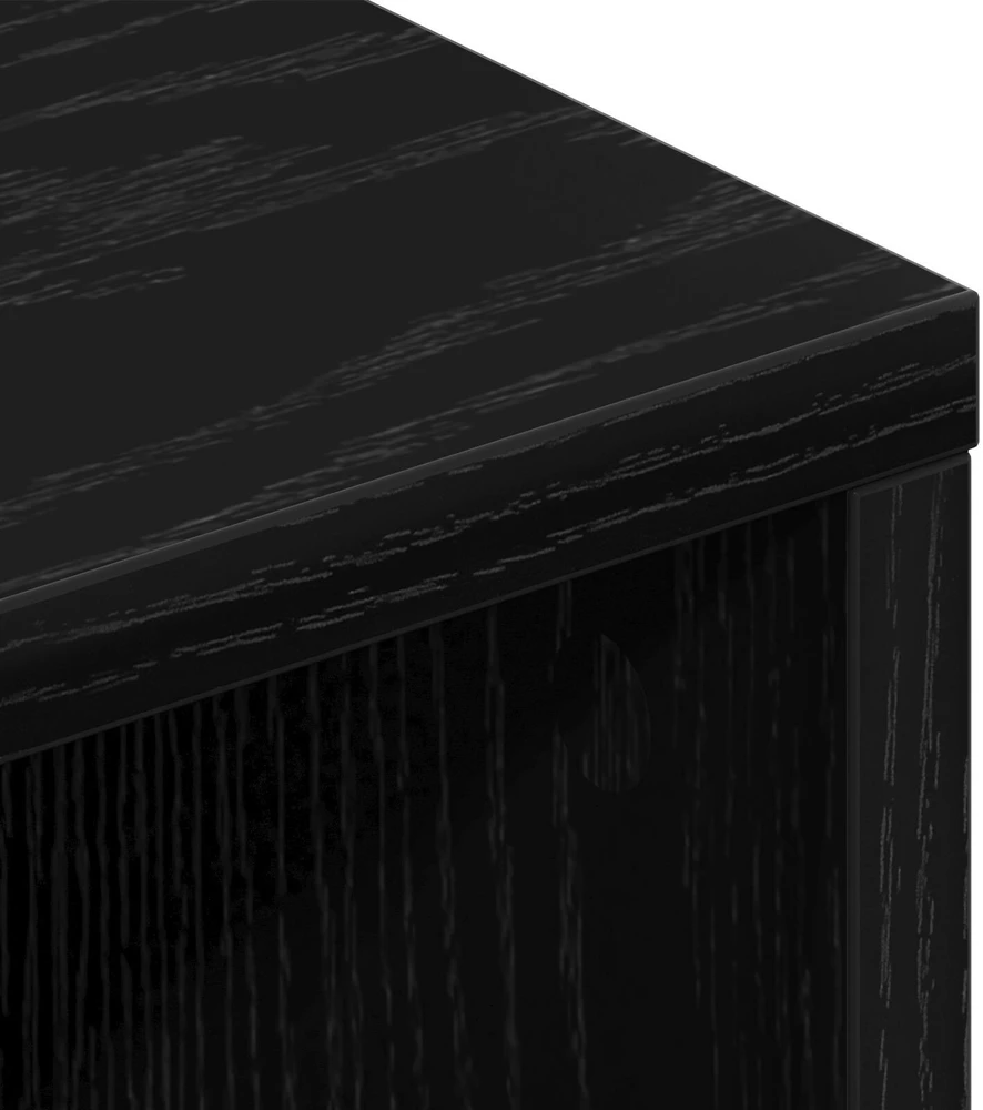 TV staliukas Televizoriaus spintelė 150 x 30 x 44,5 cm Juodas ąžuolas