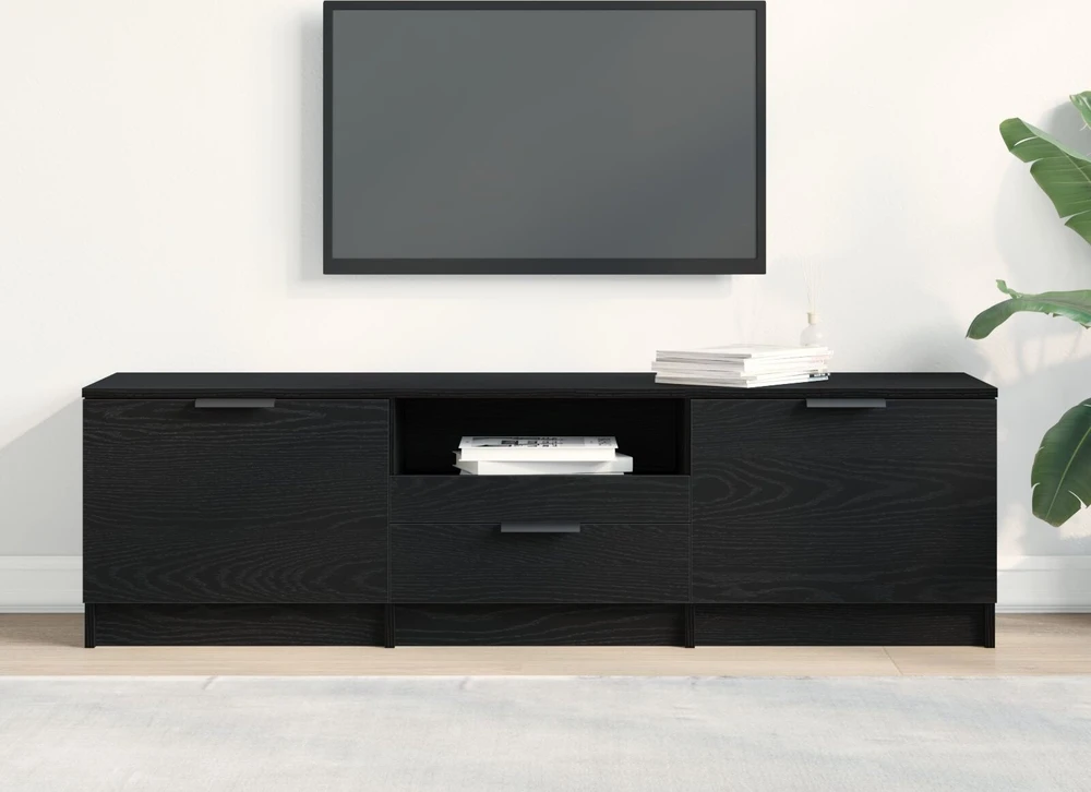 TV staliukas Televizoriaus spintelė 140 x 35 x 40 cm Apdirbta mediena