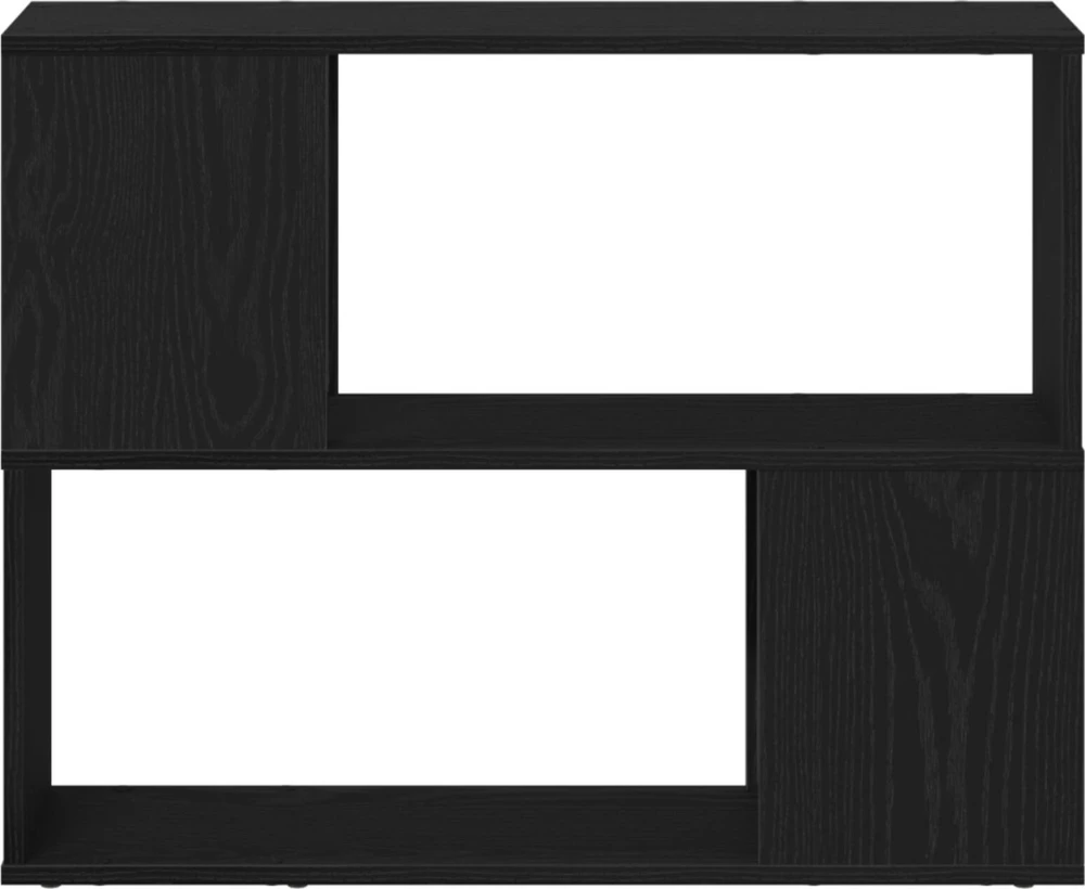 TV staliukas TV spintelių komplektas 80 x 24 x 63 cm Juodas ąžuolas