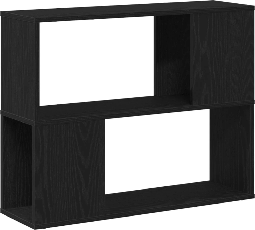 TV staliukas TV spintelių komplektas 80 x 24 x 63 cm Juodas ąžuolas