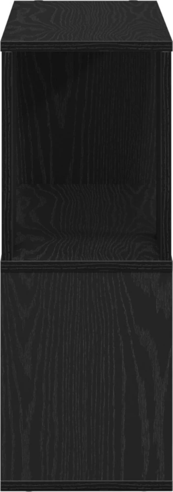 TV staliukas TV spintelių komplektas 80 x 24 x 63 cm Juodas ąžuolas