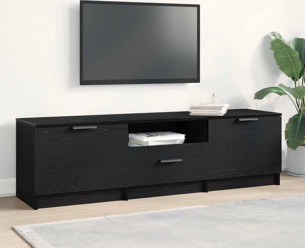 TV staliukas Televizoriaus spintelė 140 x 35 x 40 cm Apdirbta mediena