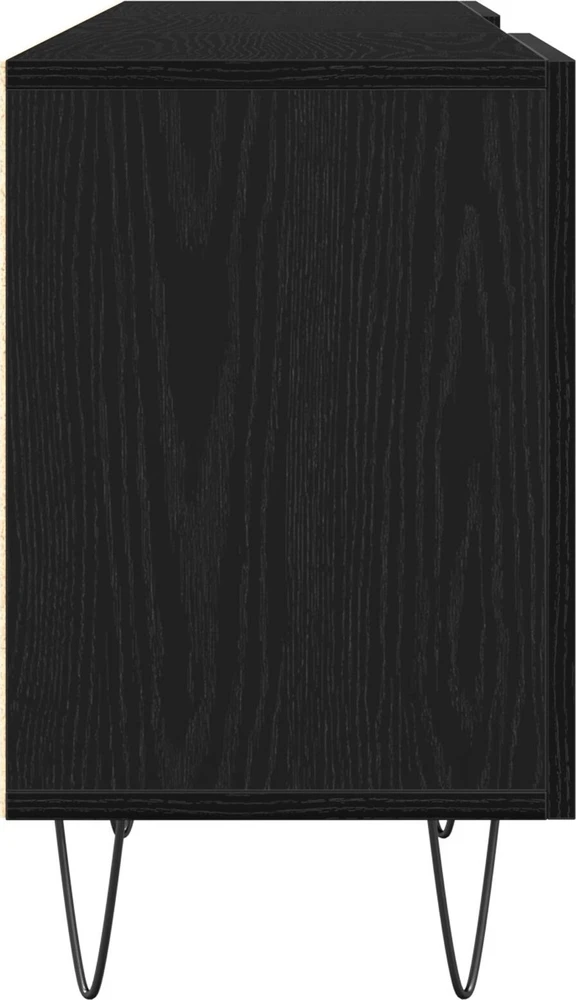 TV staliukas TV spintelių komplektas 150 x 30 x 50 cm Juodas ąžuolas