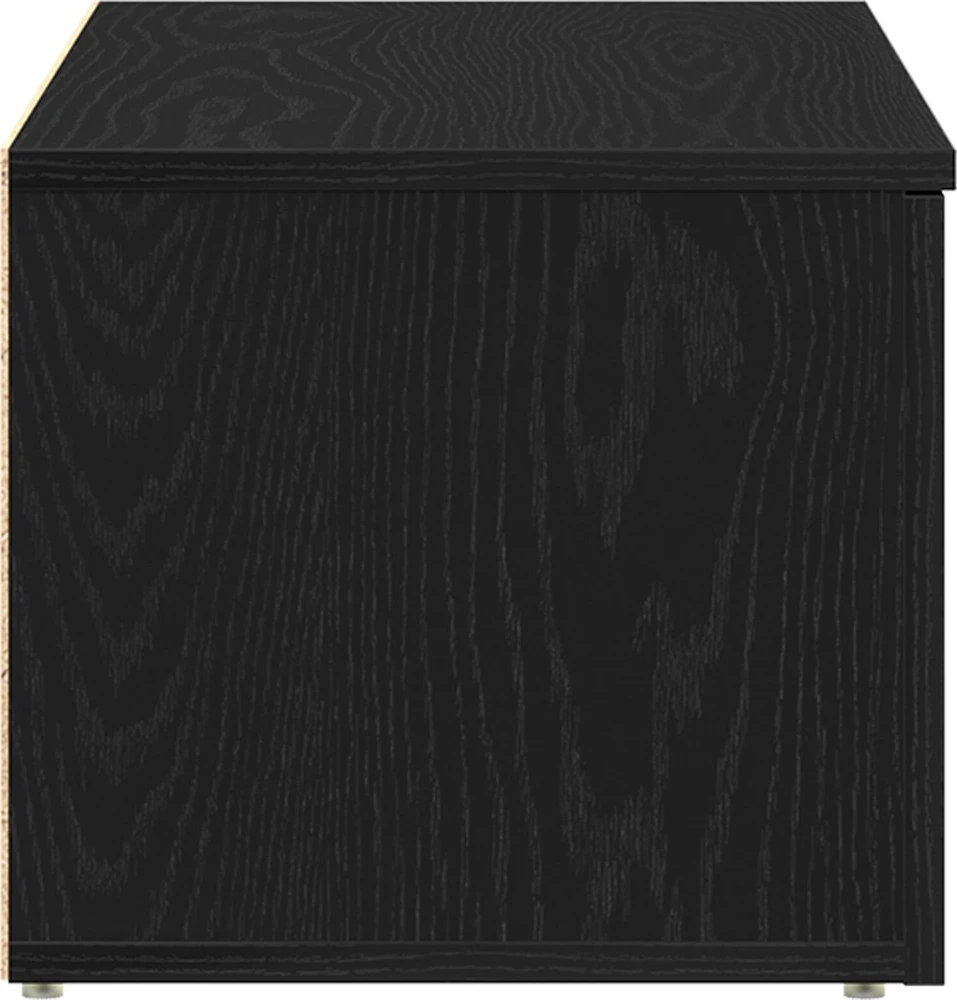 TV staliukas Televizoriaus spintelė 80x34x30 cm Juodas ąžuolas