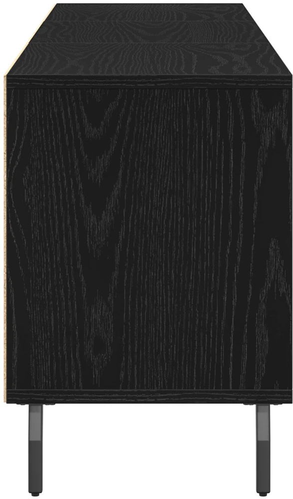 TV staliukas Televizoriaus spintelė 150 x 30 x 44,5 cm Juodas ąžuolas