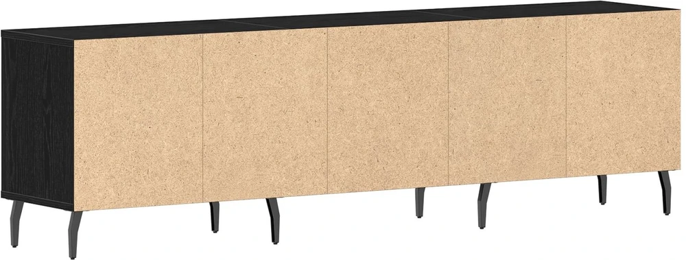 TV staliukas Televizoriaus spintelė 150 x 30 x 44,5 cm Juodas ąžuolas