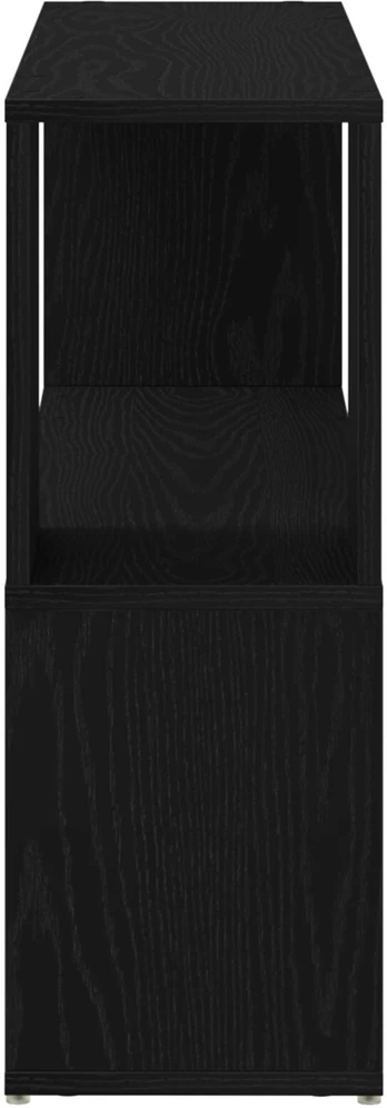 TV staliukas TV spintelių komplektas 100 x 24 x 63 cm Juoda Apdirbta mediena