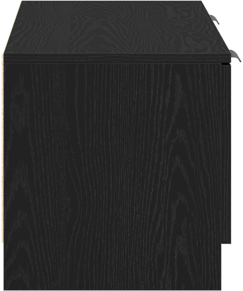 TV staliukas Televizoriaus spintelė 102 x 32 x 35.5 cm Juodas ąžuolas