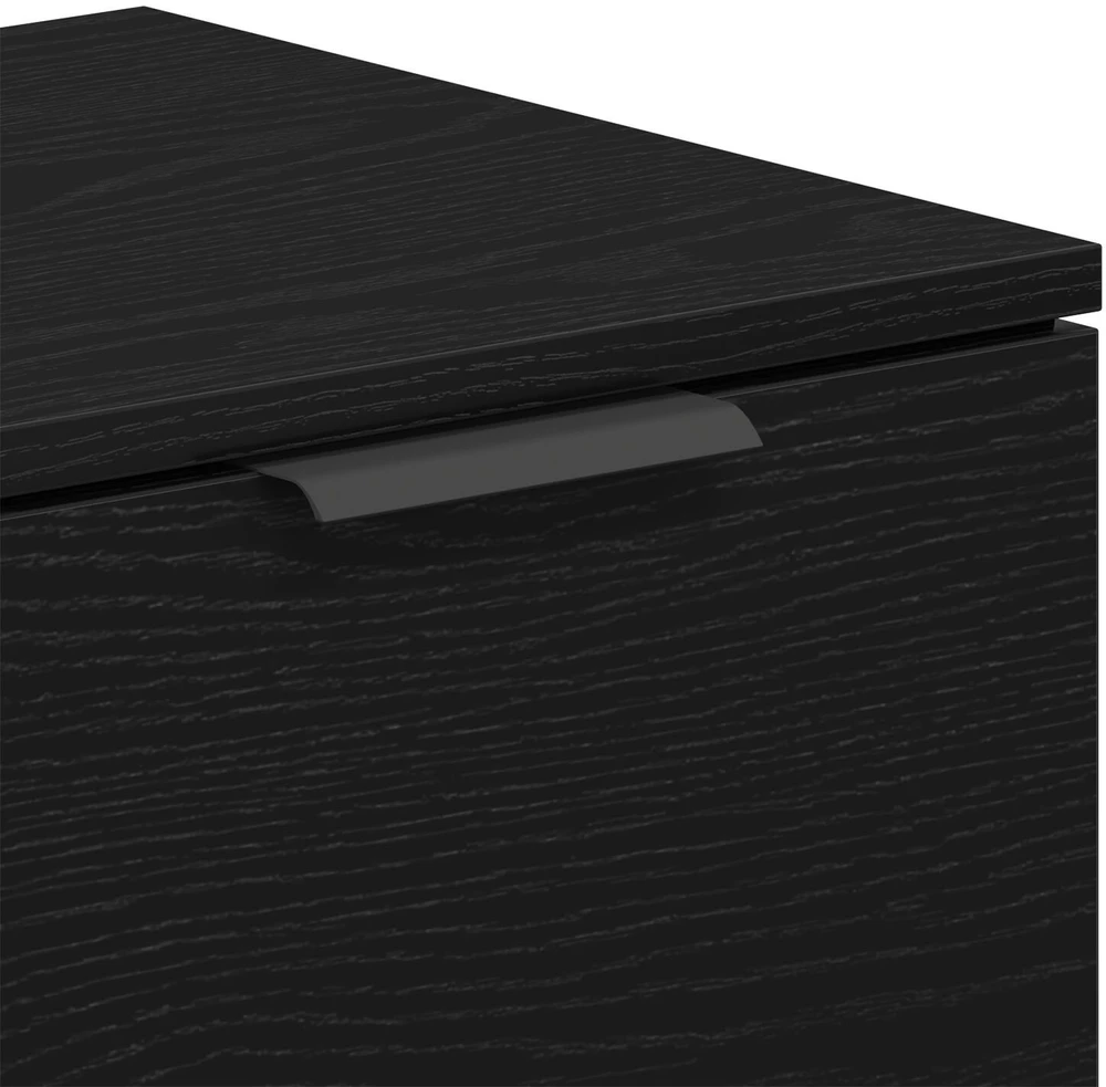 TV staliukas Televizoriaus spintelė 102 x 32 x 35.5 cm Juodas ąžuolas