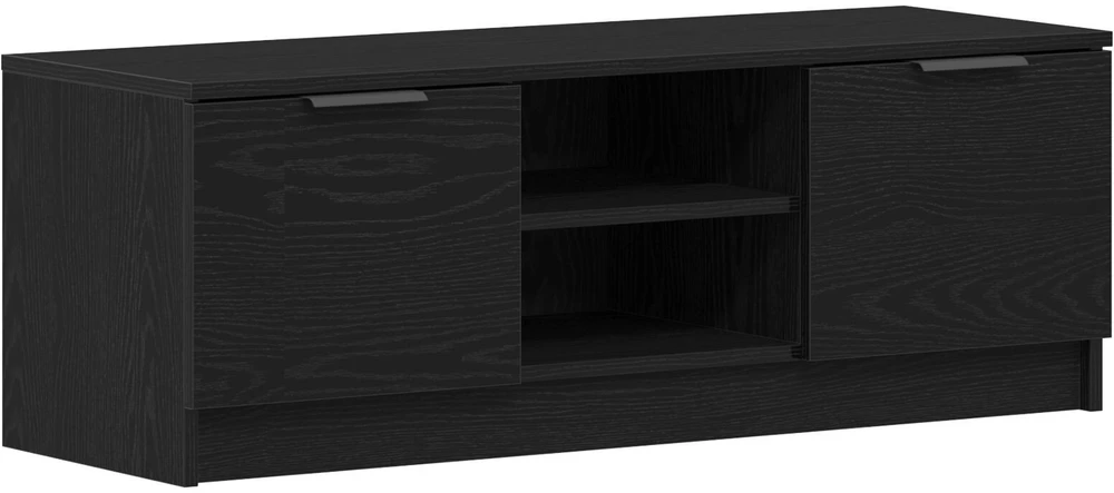 TV staliukas Televizoriaus spintelė 102 x 32 x 35.5 cm Juodas ąžuolas