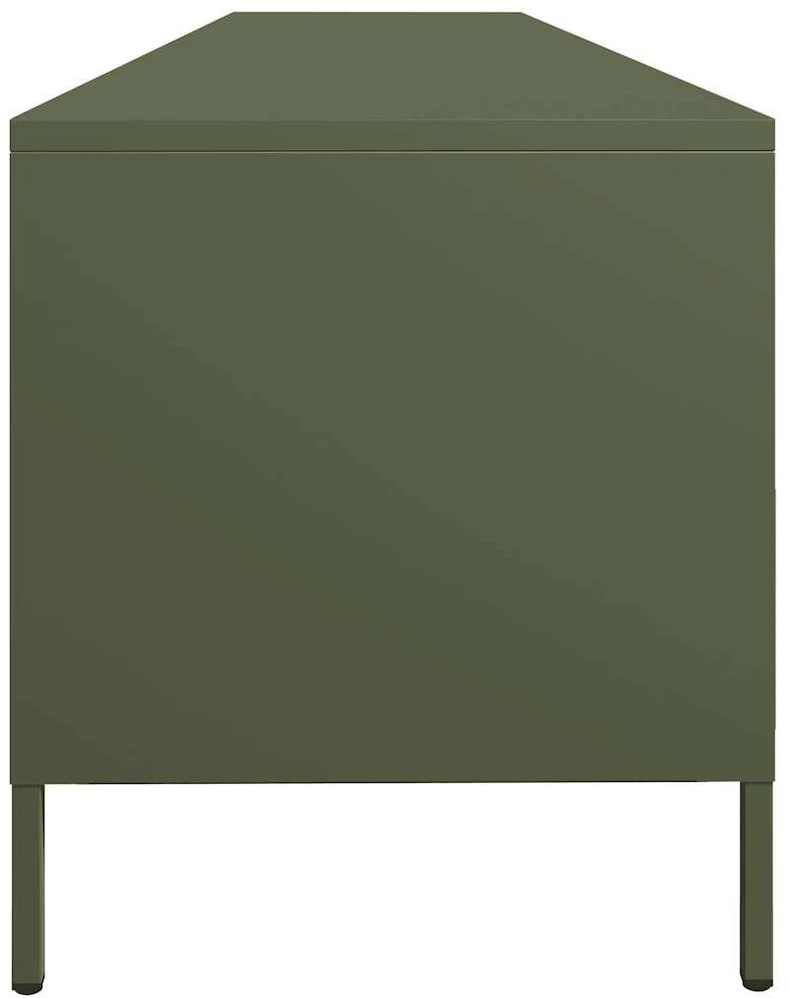 TV staliukas Televizoriaus spintelė, alyvuogių, 202x39x43,5cm, plienas