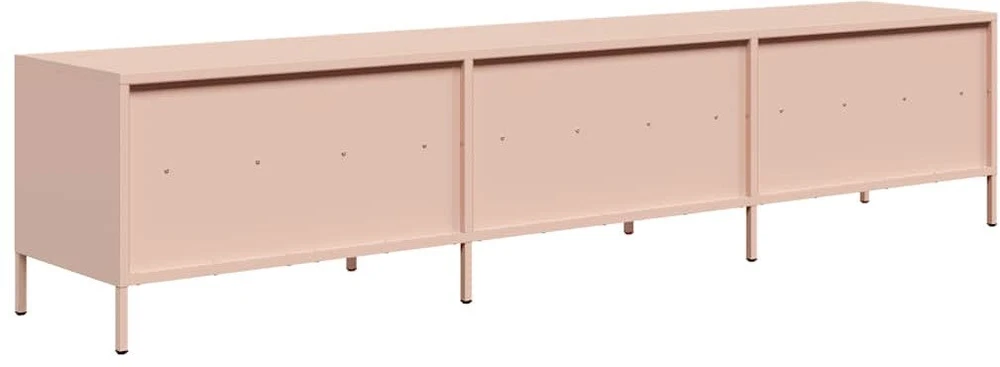 TV staliukas Televizoriaus spintelė, rožinės, 202x39x43,5 cm, plienas