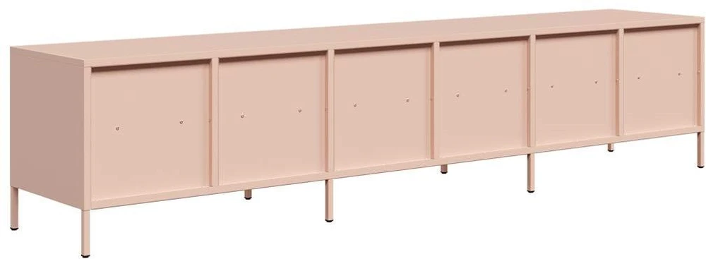 TV staliukas Televizoriaus spintelė, rožinės, 202x39x43,5 cm, plienas