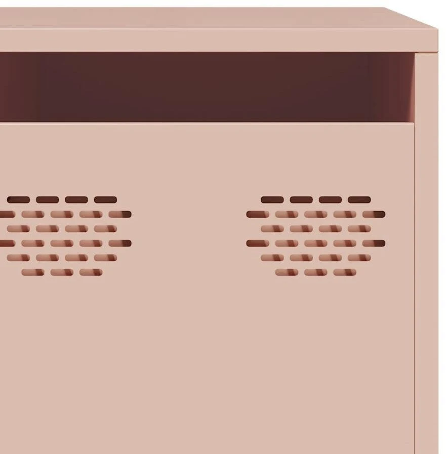 TV staliukas Televizoriaus spintelė, rožinės, 202x39x43,5 cm, plienas