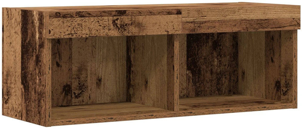 TV staliukas TV spintelių komplektas 80 x 30 x 30 cm Sena mediena