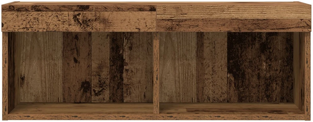 TV staliukas TV spintelių komplektas 80 x 30 x 30 cm Sena mediena