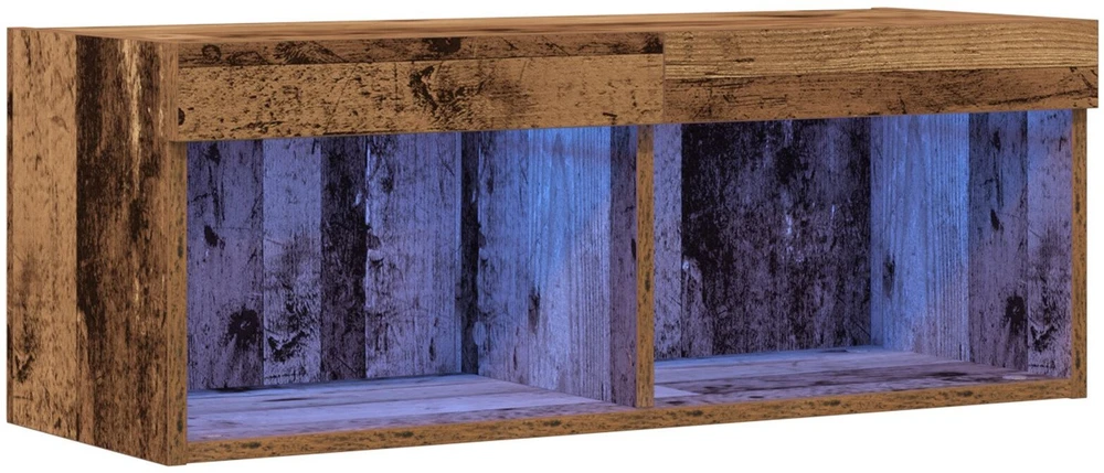 TV staliukas TV spintelių komplektas 80 x 30 x 30 cm Sena mediena