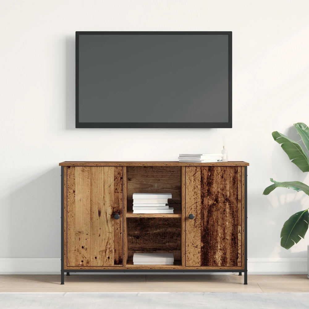 TV staliukas TV spintelių komplektas 101 x 35 x 65 cm Senovinis medis