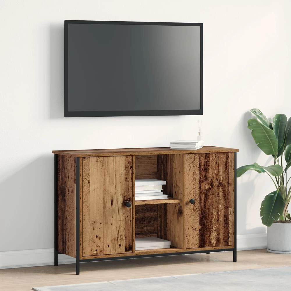 TV staliukas TV spintelių komplektas 101 x 35 x 65 cm Senovinis medis