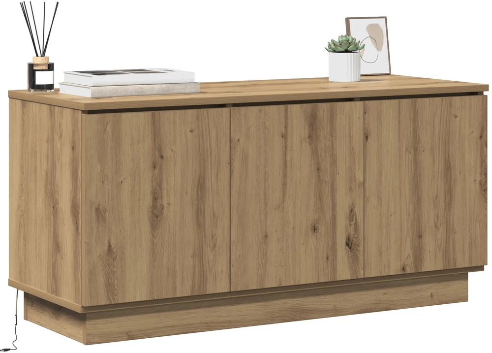 TV staliukas Televizoriaus spintelė 100 x 38 x 49 cm Amatininkų ąžuolas