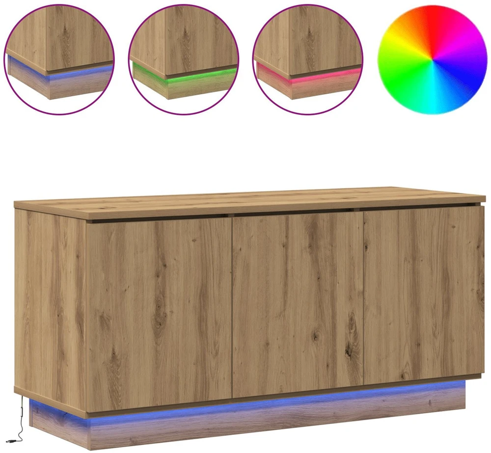 TV staliukas Televizoriaus spintelė 100 x 38 x 49 cm Amatininkų ąžuolas