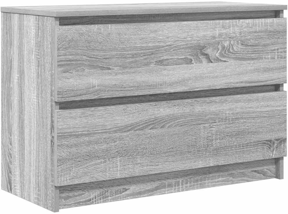 TV staliukas Televizoriaus spintelė, pilka ąžuolo, 80x35x54 cm, mediena