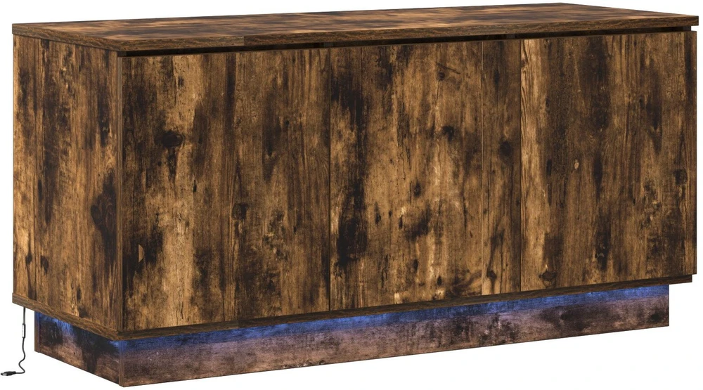 TV staliukas Televizoriaus spintelė 100 x 38 x 49 cm Rūkyta ąžuolas