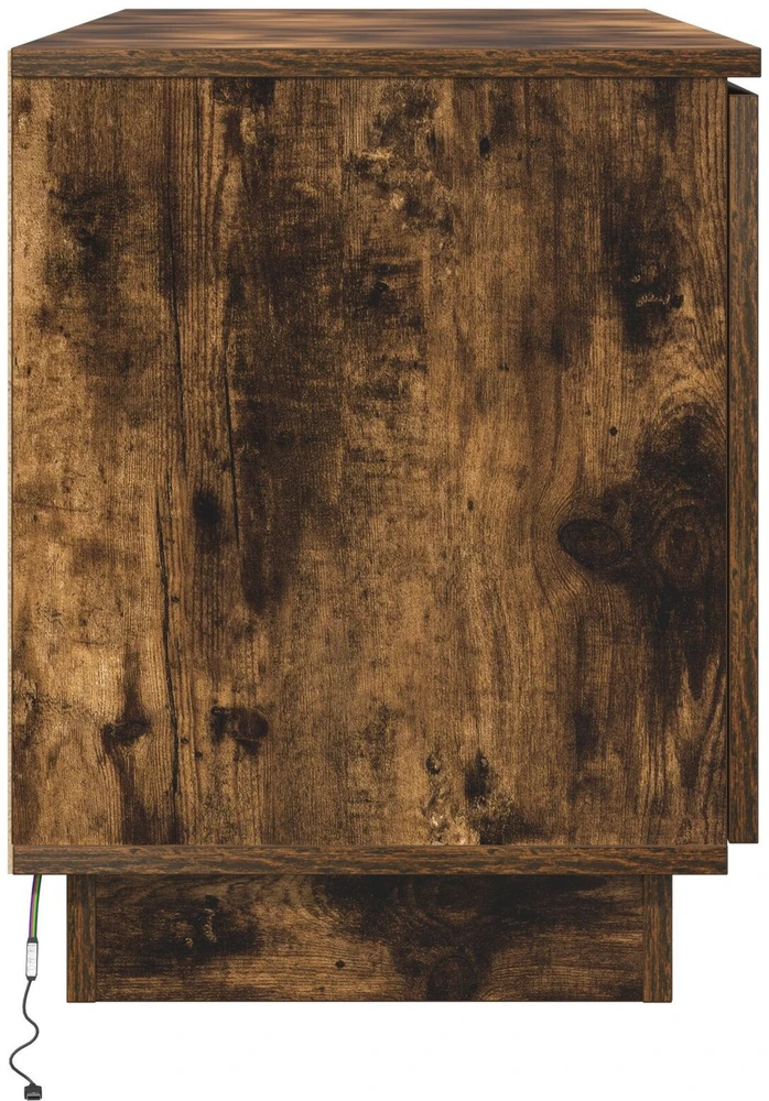 TV staliukas Televizoriaus spintelė 100 x 38 x 49 cm Rūkyta ąžuolas