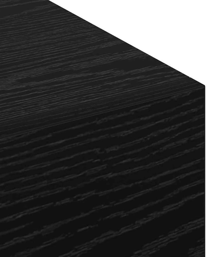 Prie sienos montuojama spinta 100 x 36,5 x 35 cm Juodas ąžuolas