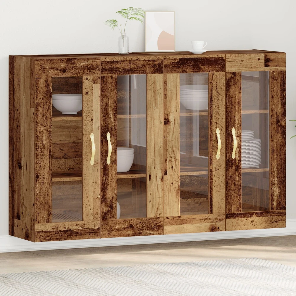 Sieniniai baldai 2 vnt. Senovinis medis 69,5 x 34 x 90 cm
