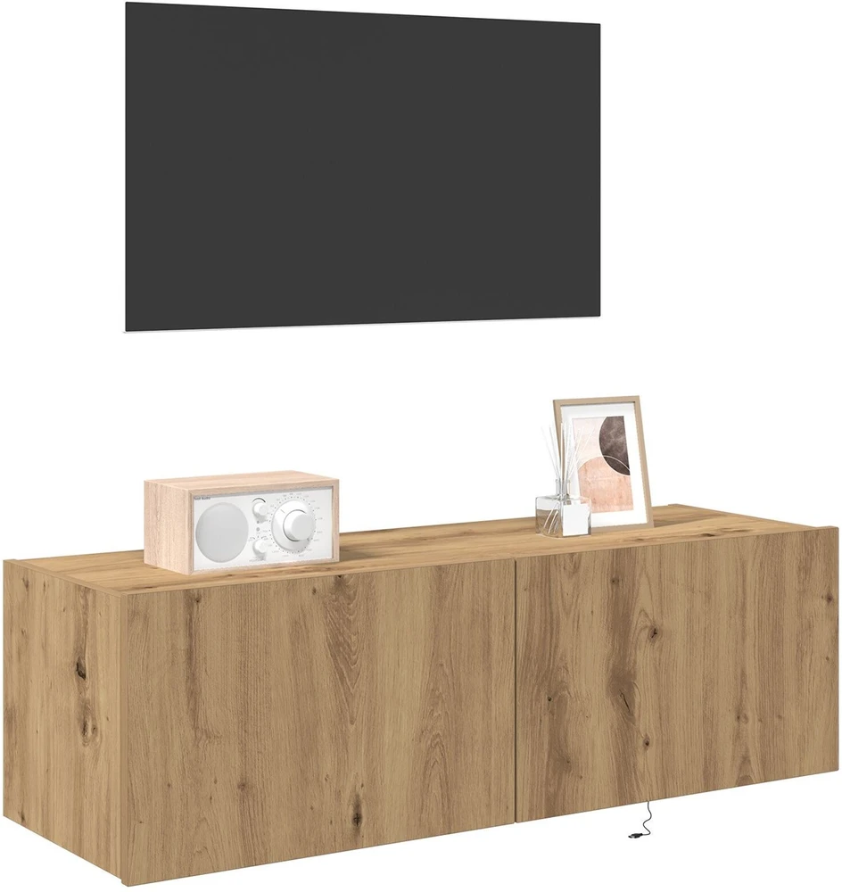 TV staliukas TV sieninė spintelė 100 x 35 x 31 cm Amatininkų ąžuolas