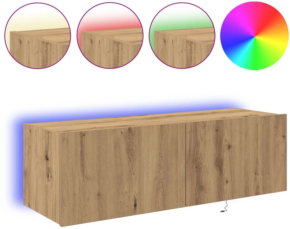 TV staliukas TV sieninė spintelė 100 x 35 x 31 cm Amatininkų ąžuolas
