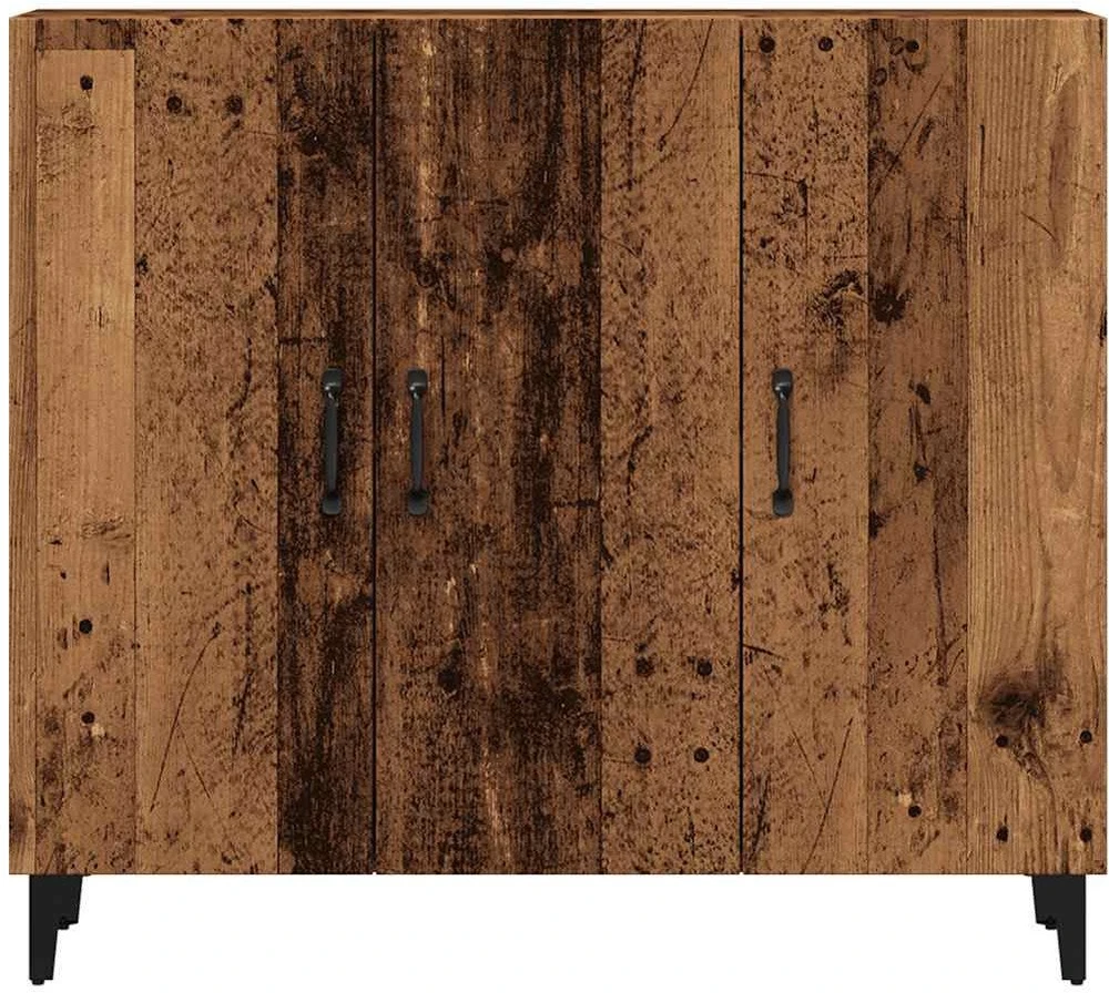 Šoninė spintelė, medienos, 90x34x80cm, apdirbta mediena