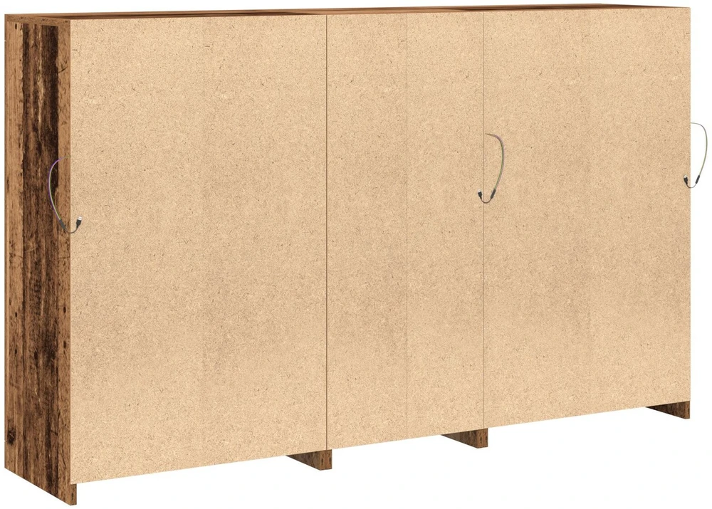 LED Bufetas Senas medis 162 x 37 x 100 cm Apdirbta mediena