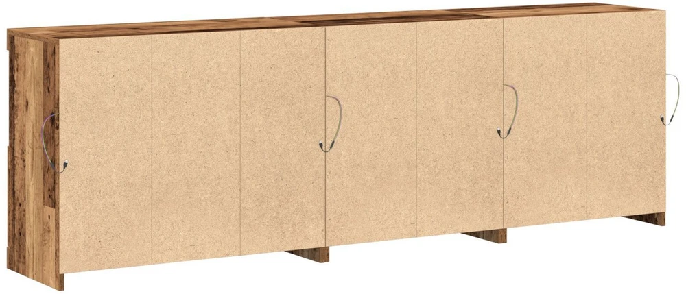 LED Bufetas Senas medis 202 x 37 x 67 cm Apdirbta mediena
