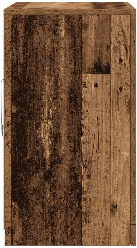 LED Bufetas Ruda 60,5 x 37 x 67 cm Apdirbta mediena